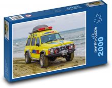 Rescue car by the sea Puzzle 2000 pieces - 90 x 60 cm