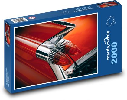 Osvětlení auta - puzzle 2000 dílků