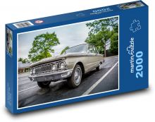 Americké klasické auto Puzzle 2000 dielikov - 90 x 60 cm