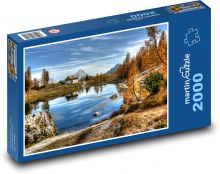 Itálie - Dolomity, hory Puzzle 2000 dílků - 90 x 60 cm