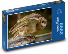 Stodoly sova - vták Puzzle 2000 dielikov - 90 x 60 cm