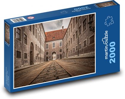 Historická ulica, Salzburg - Puzzle 2000 dielikov, rozmer 90x60 cm 