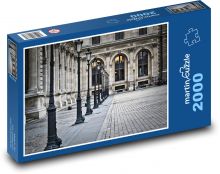 Paříž, Louvre, Francie Puzzle 2000 dílků - 90 x 60 cm