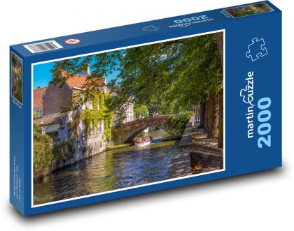 Belgie - Brugge - Puzzle 2000 dílků, rozměr 90x60 cm
