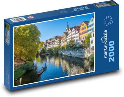Německo - Tübingen - Puzzle 2000 dílků, rozměr 90x60 cm