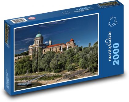 Maďarsko - Ostřihom, bazilika - Puzzle 2000 dílků, rozměr 90x60 cm