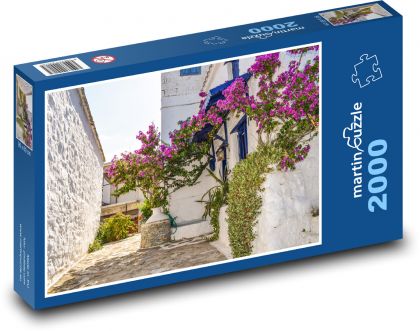 Řecko - Skopelos - Puzzle 2000 dílků, rozměr 90x60 cm