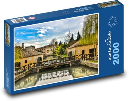 Itálie - Portogruaro - Puzzle 2000 dílků, rozměr 90x60 cm