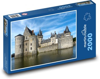 Średniowieczny zamek we Francji - Puzzle 2000 elementów, rozmiar 90x60 cm