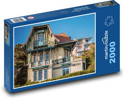 Normandia, Hotel Villa Le Havre - Puzzle 2000 elementów, rozmiar 90x60 cm