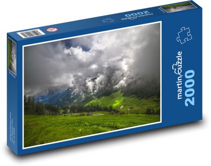 Alpská horská příroda - puzzle 2000 dílků