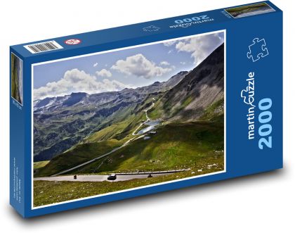 Alpine kurvenreiche Straße - Puzzle - 2000 Teile