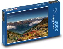 Alpy Jesienne w Austrii Puzzle 2000 elementów - 90x60 cm