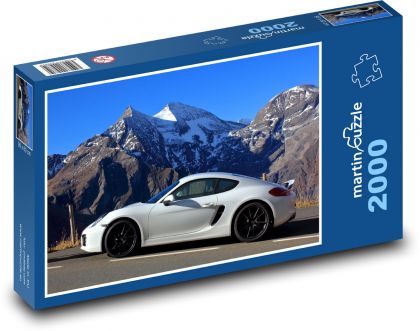 Austria - Porsche in the Alps - Puzzle 2000 pieces, size 90x60 cm 