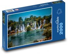 Národní park vodopádů Puzzle 2000 dílků - 90 x 60 cm