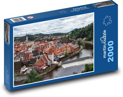 Česká Republika - Český Krumlov - Puzzle 2000 dílků, rozměr 90x60 cm