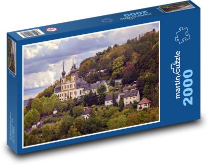 Německo - kostel - Puzzle 2000 dílků, rozměr 90x60 cm