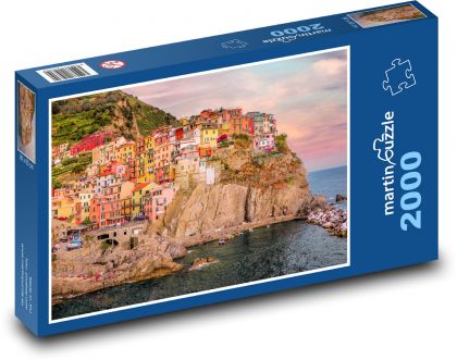 Itálie - Cinque Terre - Puzzle 2000 dílků, rozměr 90x60 cm