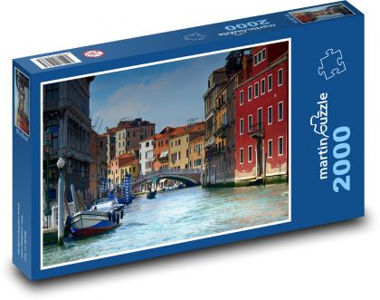 Itálie - Benátky - Puzzle 2000 dílků, rozměr 90x60 cm