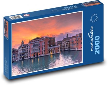 Itálie - Benátky - Puzzle 2000 dílků, rozměr 90x60 cm