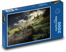Itálie - hory Puzzle 2000 dílků - 90 x 60 cm