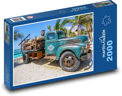 Alter LKW am Meer - Puzzle - 2000 Teile
