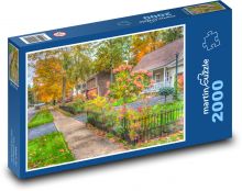 Podzim ve městě Puzzle 2000 - 90x60 cm
