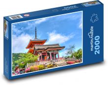 Tradiční japonský chrám Puzzle 2000 dílků - 90 x 60 cm