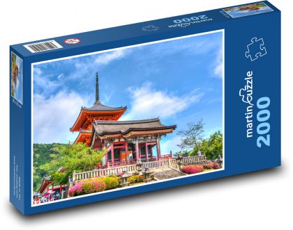 Japonsko - chrám - Puzzle 2000 dílků, rozměr 90x60 cm