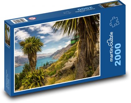 Nový Zéland - Queenstown - Puzzle 2000 dílků, rozměr 90x60 cm