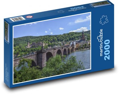 German Historic City of Heidelberg - Puzzle 2000 pieces, size 90x60 cm 