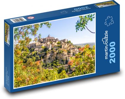 France - Gordes - Puzzle 2000 pieces, size 90x60 cm 