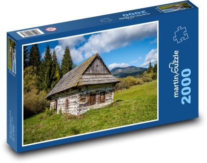 Opuszczony domek na Słowacji - Puzzle 2000 elementów, rozmiar 90x60 cm