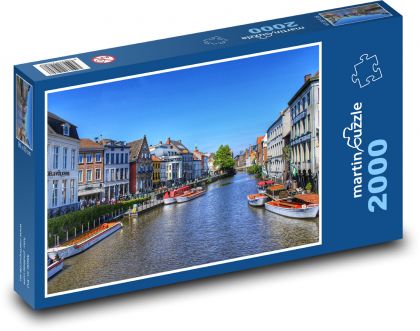 Belgium - Ghent - Puzzle 2000 pieces, size 90x60 cm 