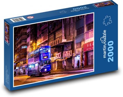 Čína - Hongkong - Puzzle 2000 dílků, rozměr 90x60 cm