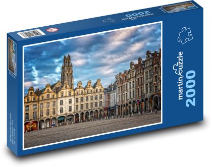 Arras, a historic square in France - Puzzle 2000 pieces, size 90x60 cm 
