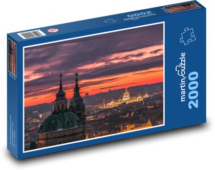 Evening Prague - Puzzle 2000 pieces, size 90x60 cm 
