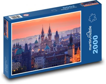 Praga, Republika Czeska - Puzzle 2000 elementów, rozmiar 90x60 cm