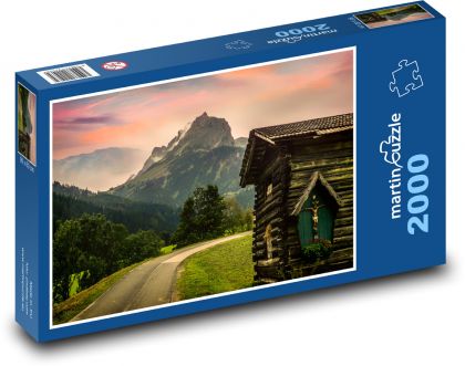Austrian Alpine Road - Puzzle 2000 pieces, size 90x60 cm 