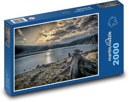 Czech Republic - the dam - Puzzle 2000 pieces, size 90x60 cm 