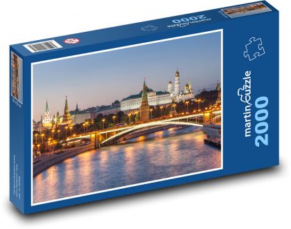 Rusko - Moskva - Puzzle 2000 dielikov, rozmer 90x60 cm 