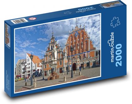 Lotyšsko - Riga - Puzzle 2000 dielikov, rozmer 90x60 cm 