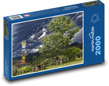 Salento in Colombia - Puzzle 2000 pieces, size 90x60 cm 