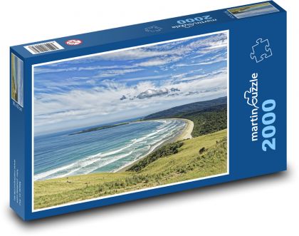 Nový Zéland - bay - Puzzle 2000 dielikov, rozmer 90x60 cm 