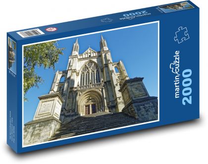 Nový Zéland - kostel - Puzzle 2000 dílků, rozměr 90x60 cm
