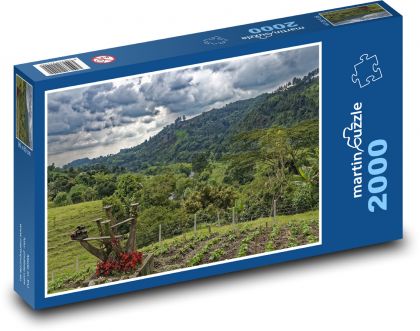 Kolumbia - Salento - Puzzle 2000 dielikov, rozmer 90x60 cm 