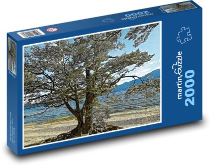 Nový Zéland - strom - Puzzle 2000 dílků, rozměr 90x60 cm