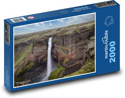 Nature - waterfall - Puzzle 2000 pieces, size 90x60 cm 