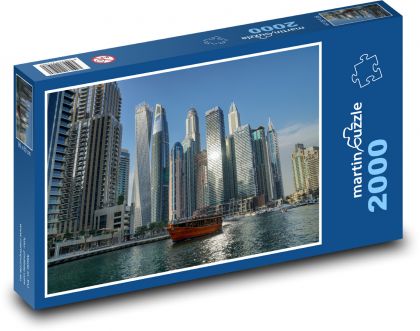 Spojených Arabských Emirátov - Dubaj - Puzzle 2000 dielikov, rozmer 90x60 cm 