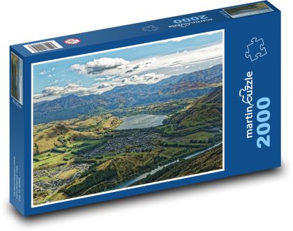 Nový Zéland - Hayes - Puzzle 2000 dielikov, rozmer 90x60 cm 